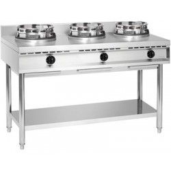 Cuisinière à wok, 3 brûleurs