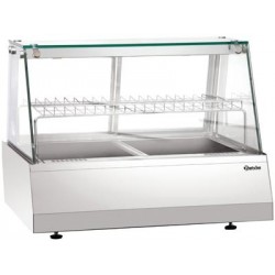 Vitrine chauffante en verre...