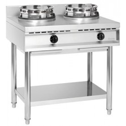 Cuisinière à wok, 2 brûleurs