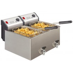 Friteuse électrique double...